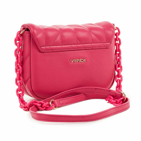 Verde Γυναικείο Τσαντάκι Βραδινό 01-1579 Φούξια